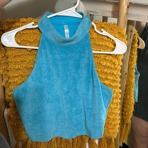 Fabletics Teal Tank Top
